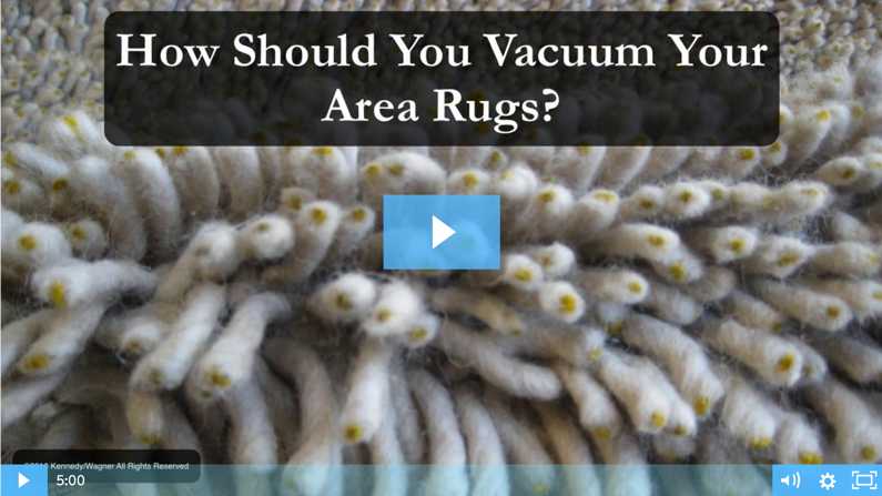 How Should You Vacuum Your Area Rugs?